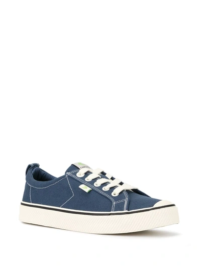 Shop Cariuma Oca Low-top Canvas Sneakers In Blue