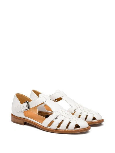Church's Kelsey Closed-toe Sandals In White