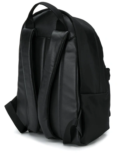 Shop Philipp Plein Satin-shell Backpack In Black