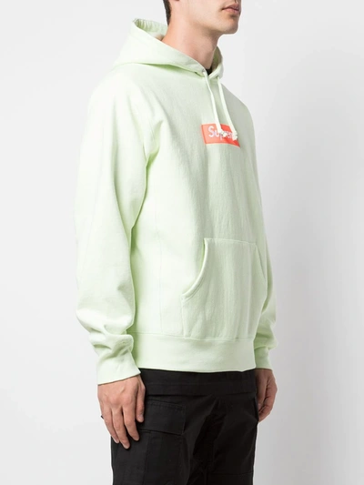 Shop Supreme Box Logo Hoodie In Green