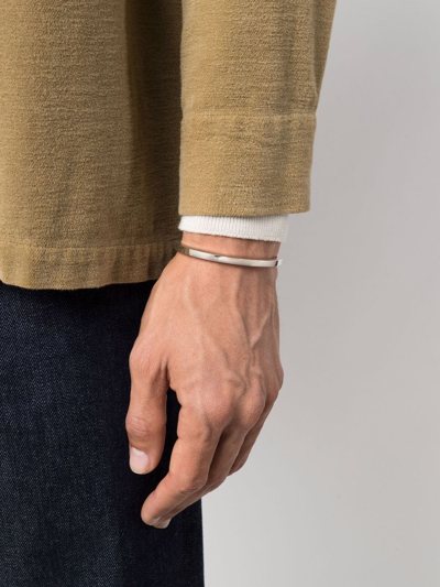Mcohen Matchstick Open Cuff In Silber