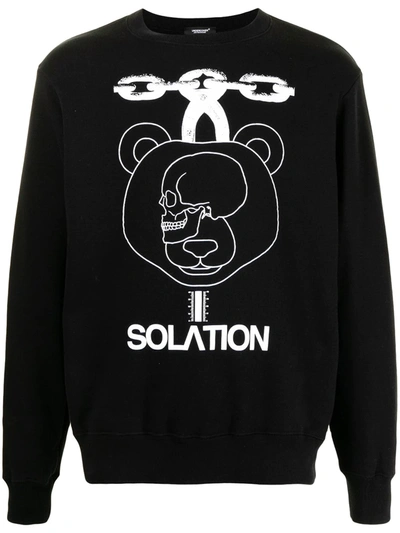 Shop Undercover Solation-print Sweatshirt In Black