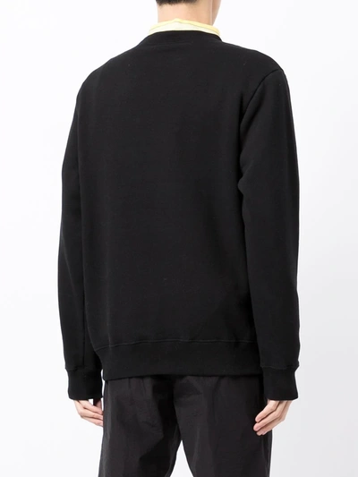 Shop Undercover Solation-print Sweatshirt In Black