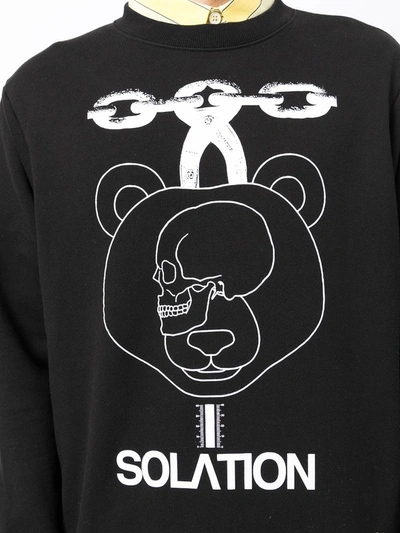 Undercover Solation Graphic Print Sweatshirt In Black