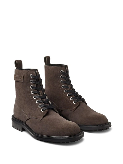 Shop Jimmy Choo Ankle-length Turing Boots In Brown