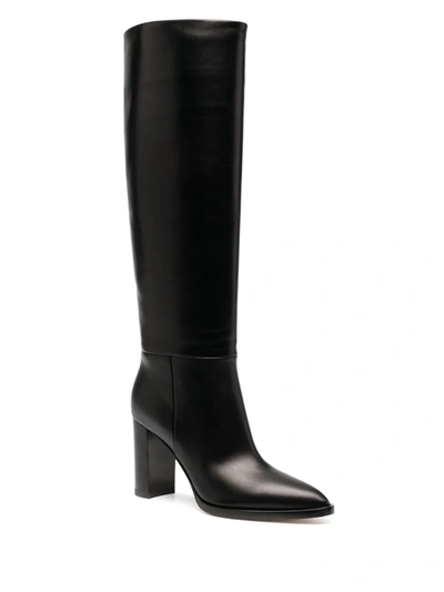 Shop Gianvito Rossi Kerolyn 85mm Knee-high Boots In Black