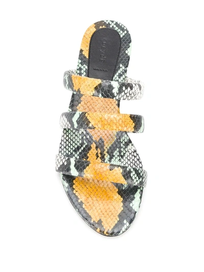 Shop Aeyde Chrissy Strappy Sandal In Green