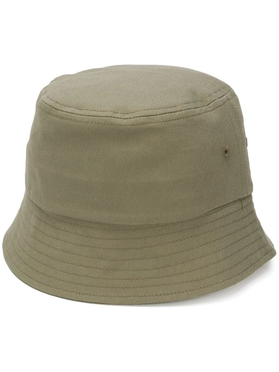 Shop Affix Logo Tag Bucket Hat In Green