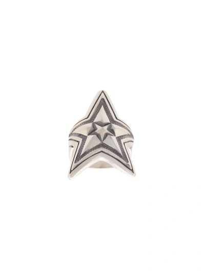 Shop Cody Sanderson Engraved Star Ring In Metallic