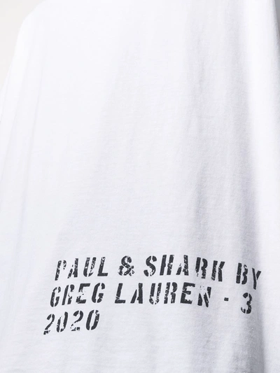 Greg Lauren Graphic-print Crew Neck T-shirt In White
