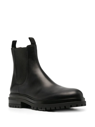 Gianvito Rossi Chester Leather Chelsea Boots In Black