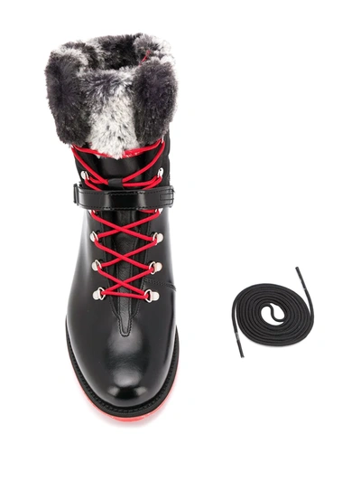 Shop Rossignol Megève Lace Up Boots In Black