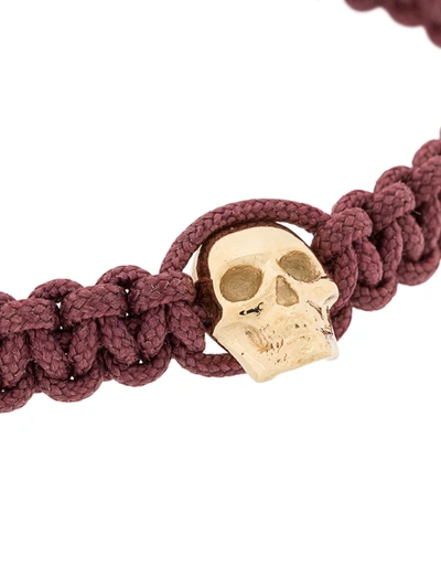 Shop Northskull Skull Bracelet In Red
