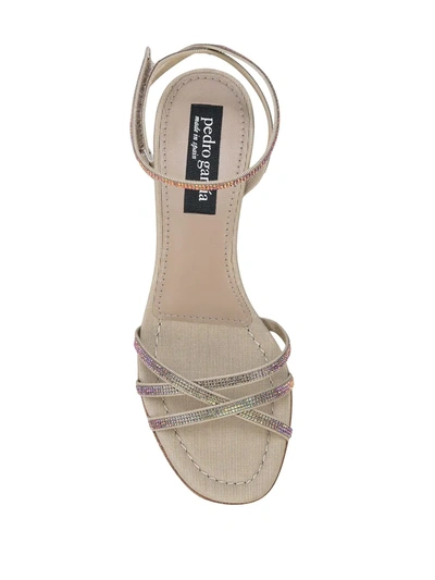 Shop Pedro Garcia Xafira Sandals In Silver