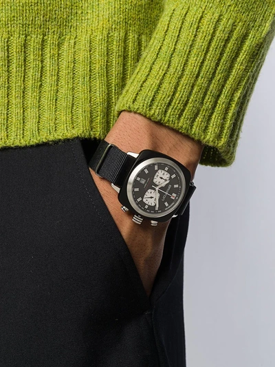 Briston Watches Clubmaster Sport Chrono 42mm In Black