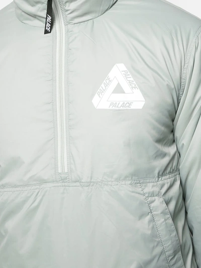 Shop Palace Packable 1/2 Zip Thinsulate Jacket In Grey