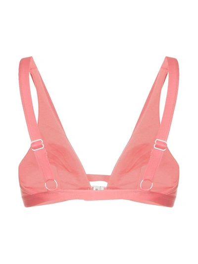 Shop Duskii Manhattan Bikini Top In Pink