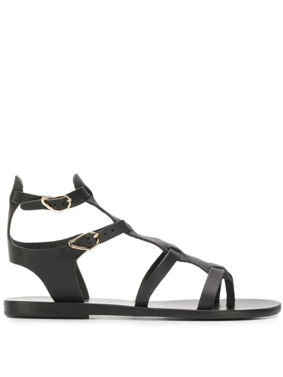 Shop Ancient Greek Sandals Stephanie Sandals In Black