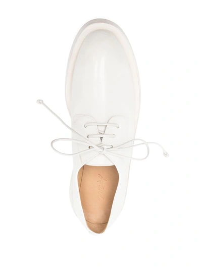 Shop Marsèll Mentone Derby Shoes In White