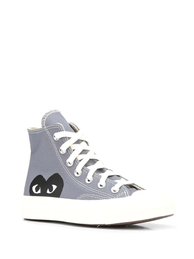 Shop Comme Des Garçons Play X Converse Chuck Taylor '70 High-top Sneakers In Grey