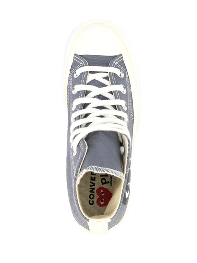 Shop Comme Des Garçons Play X Converse Chuck Taylor '70 High-top Sneakers In Grey