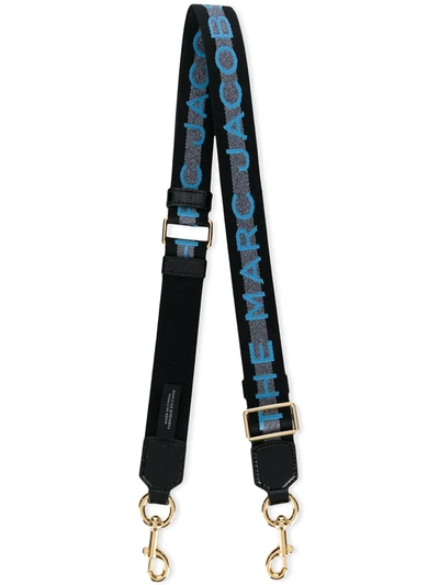 Shop Marc Jacobs Logo Webbing Strap In Black