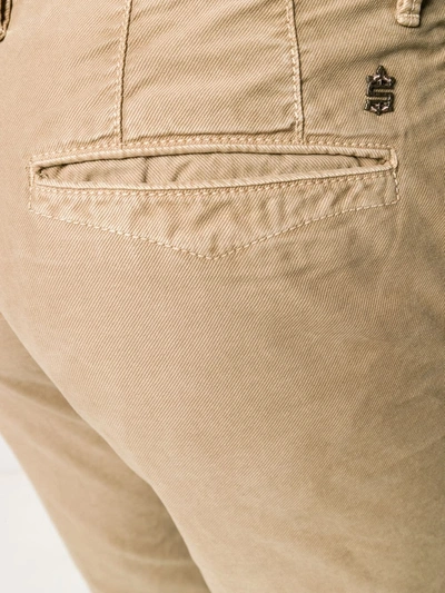 Shop Incotex Slim Fit Chinos In Brown