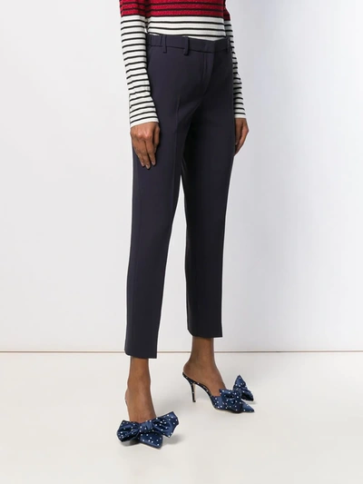 Shop N°21 Classic Tailored Trousers In Blue