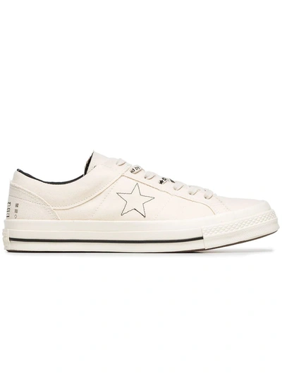 Converse White One Star Midnight Studio Sneakers In Nude&neutrals | ModeSens