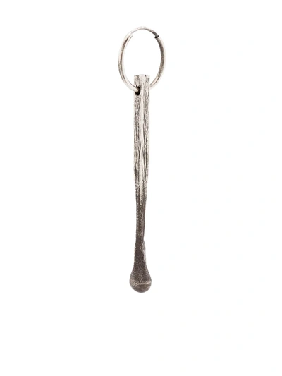 Shop M Cohen Matchstick Pendant Earring In Silver