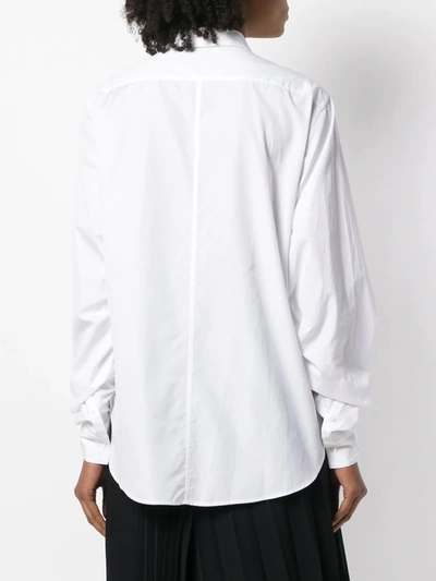 3.1 Phillip Lim Long Sleeve Shirt With Gathered Sleeves In White