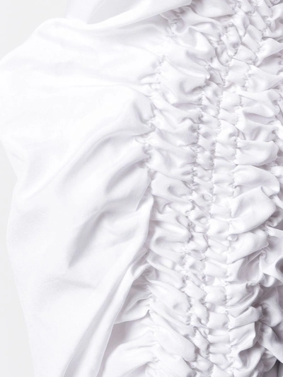 3.1 Phillip Lim Long Sleeve Shirt With Gathered Sleeves In White