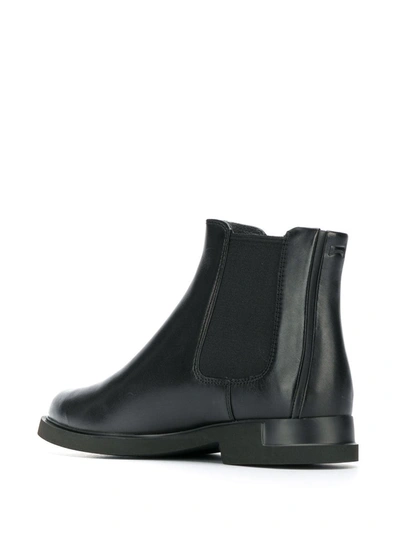 Shop Camper Iman Leather Chelsea Boots In Black