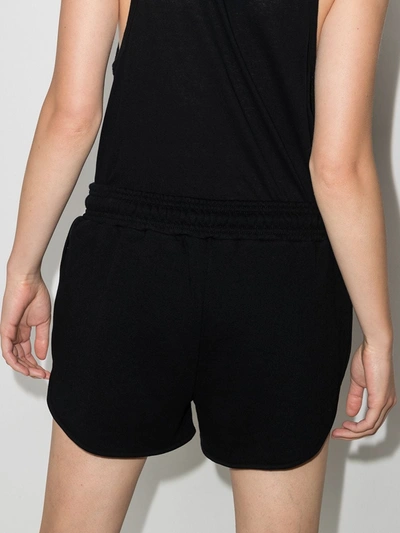 Shop Ninety Percent Drawstring Running Shorts In Black