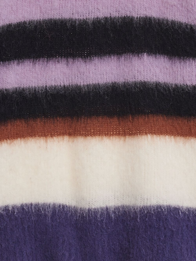 Marc Jacobs Horizontal-stripe Pattern Long-sleeve Jumper In Pink