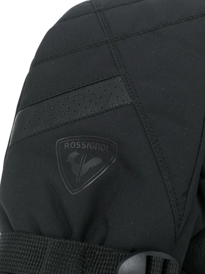 Shop Rossignol Type Impr Panelled Mittens In Black