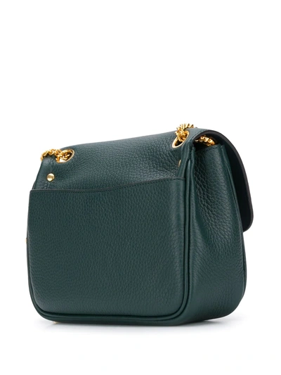 Shop Mulberry Darley Shoulder Bag In Green