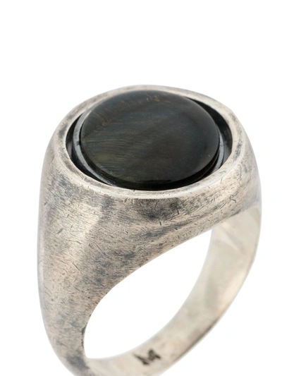 Shop M Cohen The Round Spinning Ring In Silver