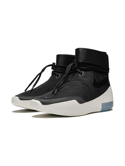 Nike X Fear Of God Air Shoot Around Sneakers In Black