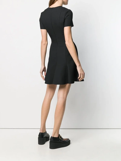 Shop Stella Mccartney Short-sleeve Mini Dress In Black