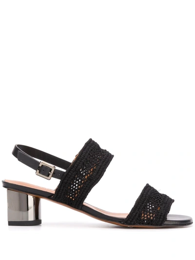 Shop Clergerie Leana Sandals In Black