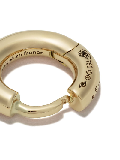 Le Gramme Gold Slick Polished 'le 1.3 Grammes' Bangle Single Earring In Gold