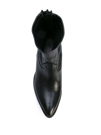 Rta Ankle Zipped Boots In Black