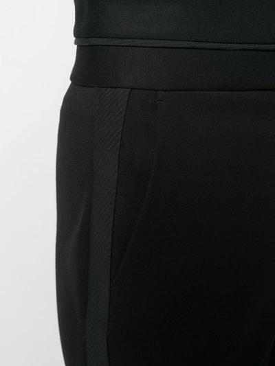 Shop Sandro High-waisted Trousers In Black