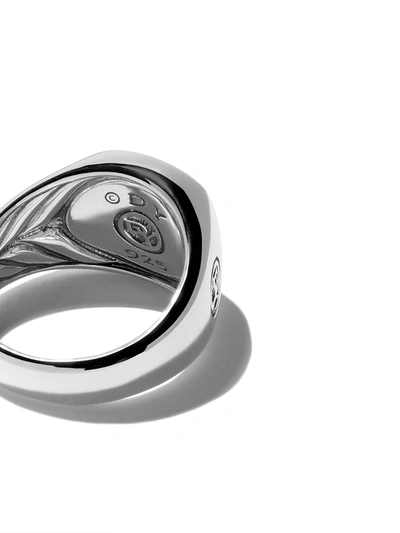 Shop David Yurman Sterling Silver Exotic Stone Onyx Signet Ring In Ssbbo
