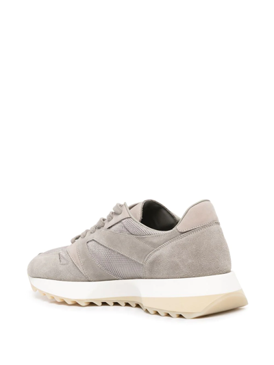 Shop Fear Of God Panelled Suede Low-top Sneakers In Grey