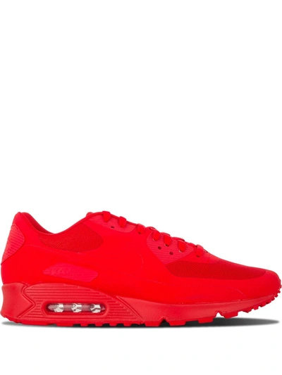 Shop Nike Air Max 90 Hyperfuse Qs "independence Day" Sneakers In Red