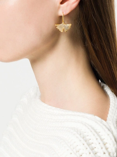 Shop Aurelie Bidermann Tangerine Earrings In Metallic