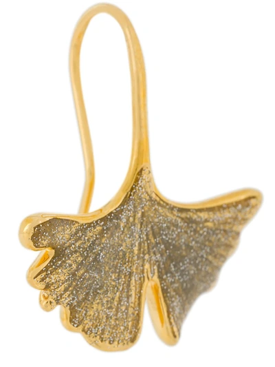 Aurelie Bidermann Tangerine Glitter Drop Earrings In Metallic