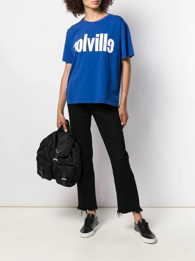 Colville Logo Print T-shirt In Blue